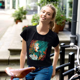 Folklore Fantasy All-Over Print Crop T-Shirts